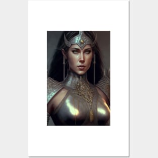 Goddess Donned In Mithril Posters and Art